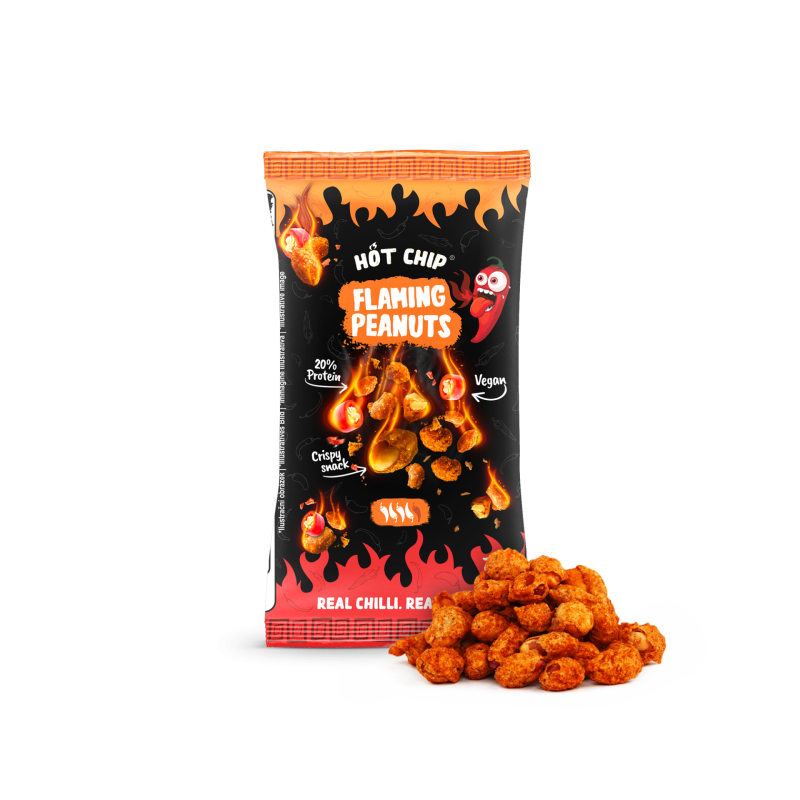Hot Chip - Flaming Peanuts 70g-Hot Chip-SNACK SHOP AUSTRIA