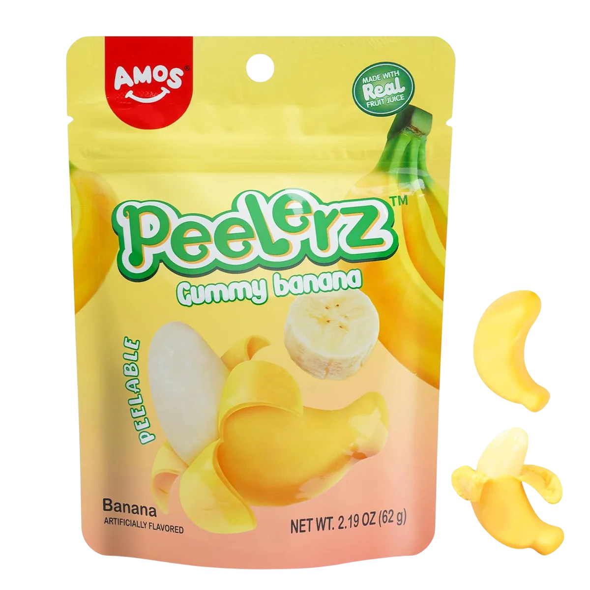 Amos Peelerz Gummy Banana 65g-SNACK SHOP AUSTRIA-SNACK SHOP AUSTRIA