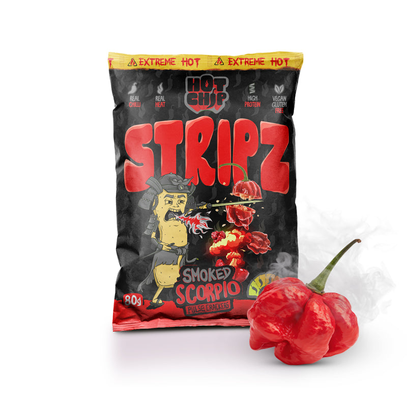 Hot Chip Smoked Scorpio Chilli Strips 80g-Hot Chip-SNACK SHOP AUSTRIA