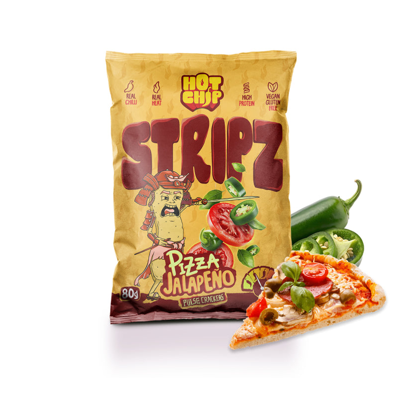 Hot Chip Pizza Jalapeno Chilli Strips 80g-SnackShop B2C-SNACK SHOP AUSTRIA