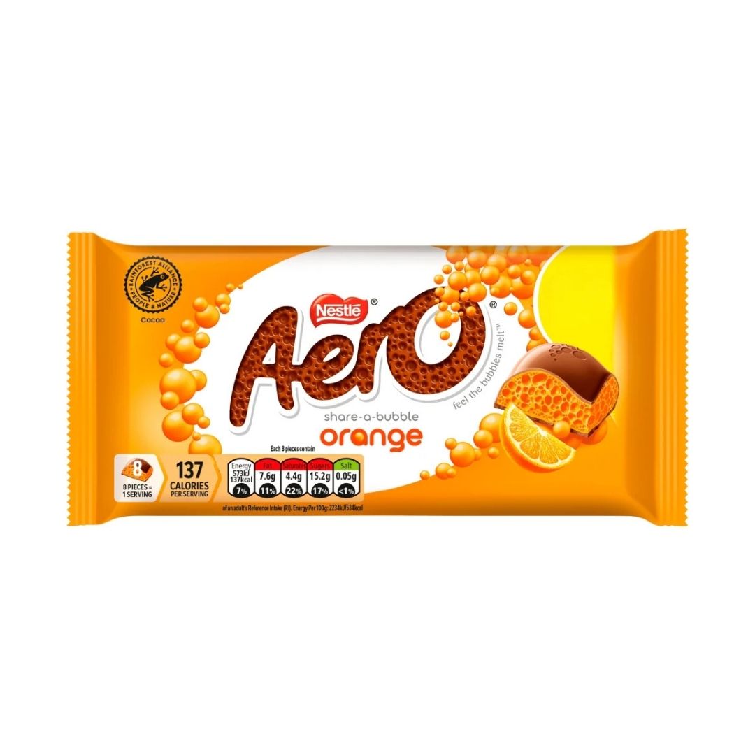 Nestle Aero Orange 90g-SnackShop-SNACK SHOP AUSTRIA