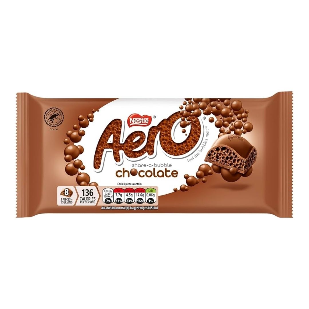 Nestle Aero Chocolate 90g-SnackShop-SNACK SHOP AUSTRIA