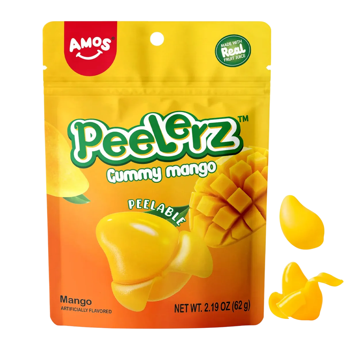 Amos Peelerz Gummy Mango 65g-SNACK SHOP AUSTRIA-SNACK SHOP AUSTRIA