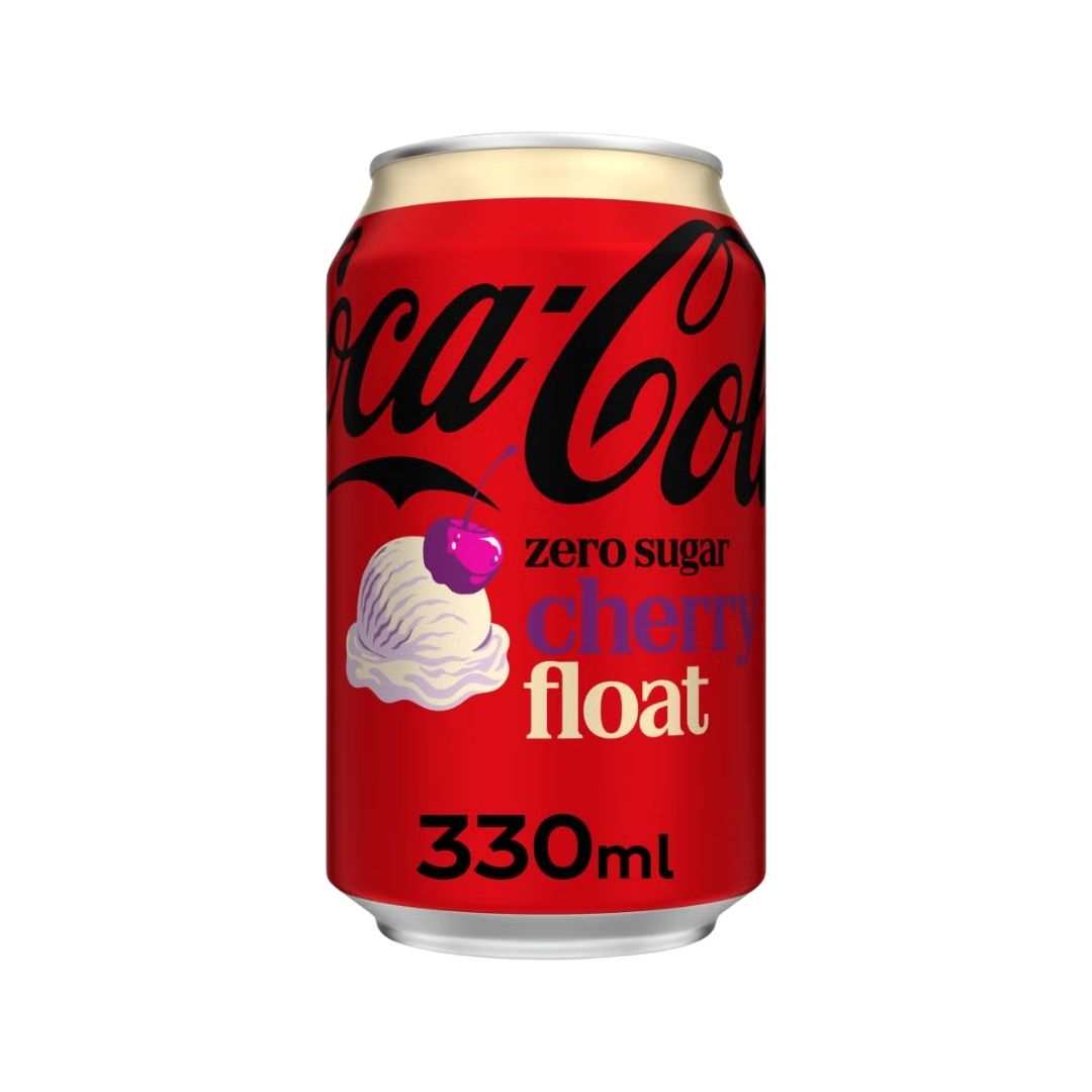 Coca Cola Cherry Vanilla Float Zero 330ml-Coca-Cola Company-SNACK SHOP AUSTRIA