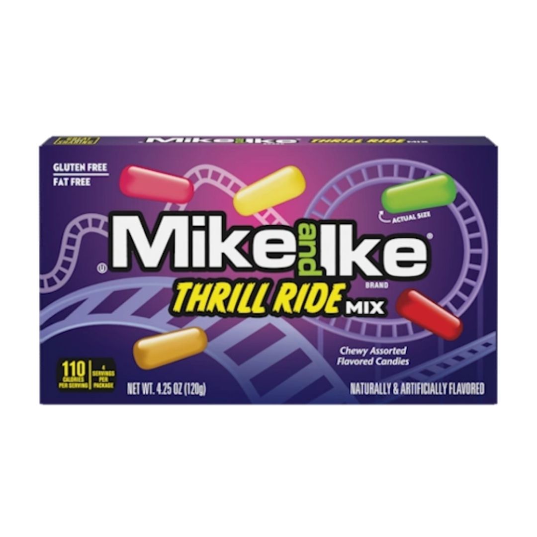Mike and Ike - Thrill Ride Mix 120g-SnackShop B2C-SNACK SHOP AUSTRIA