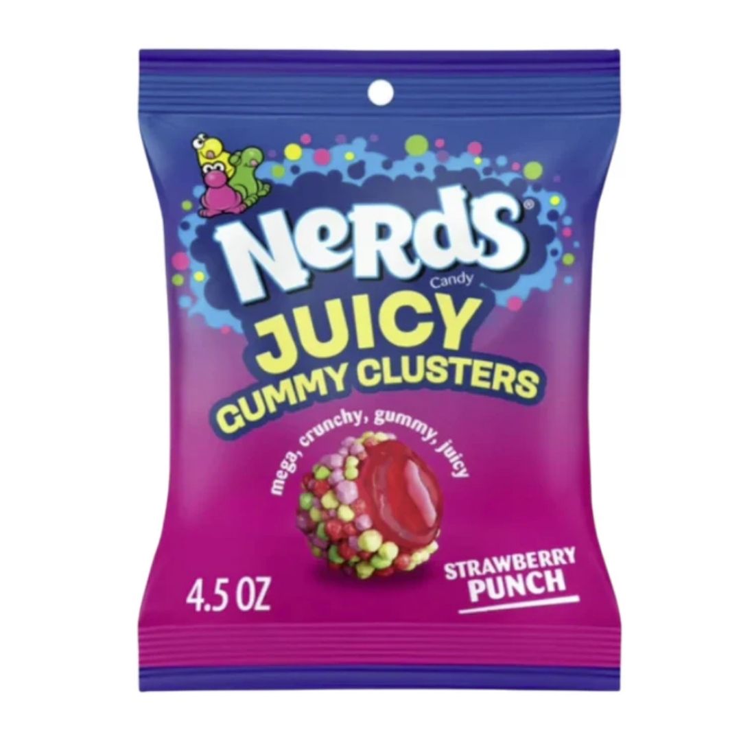 Nerds Juicy Gummy Cluster Strawberry Punch 127g-SnackShop-SNACK SHOP AUSTRIA