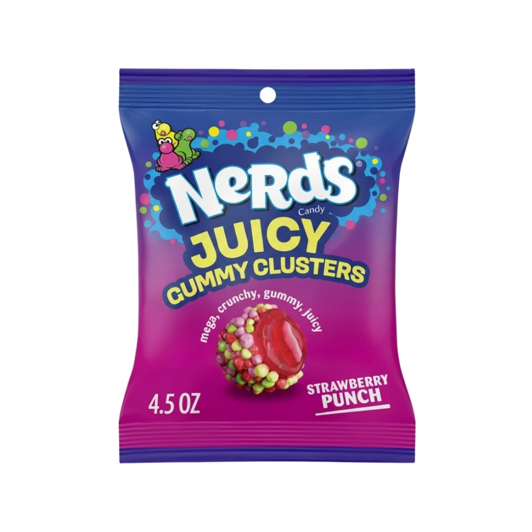 Nerds Juicy Gummy Cluster Strawberry Punch 127g-SnackShop-SNACK SHOP AUSTRIA