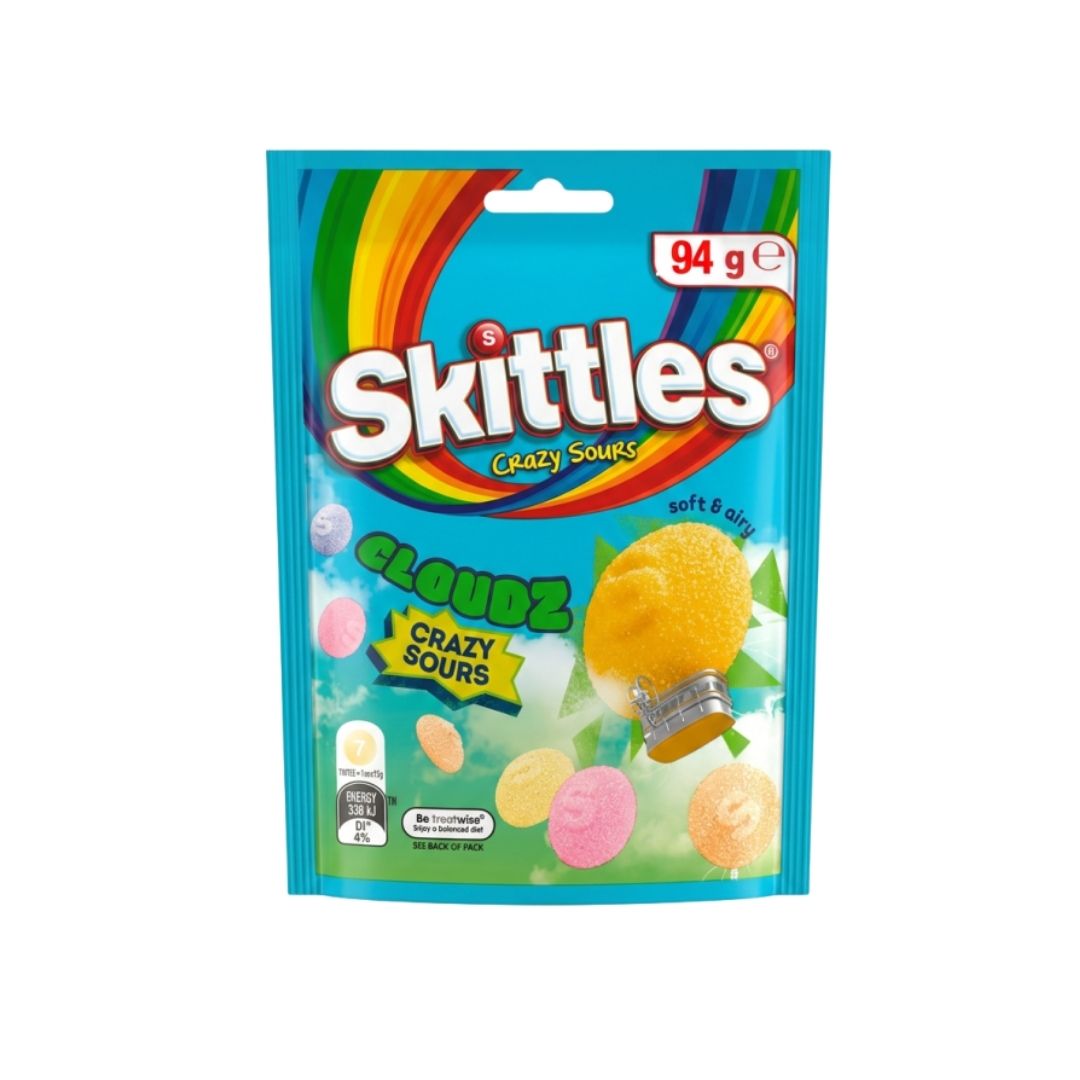 Skittles Squishy Cloudz Crazy Sours 94g-Skittles-SNACK SHOP AUSTRIA