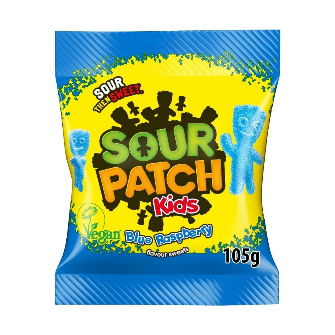 Sour Patch Kids Blue Raspberry 105g-SnackShop B2C-SNACK SHOP AUSTRIA